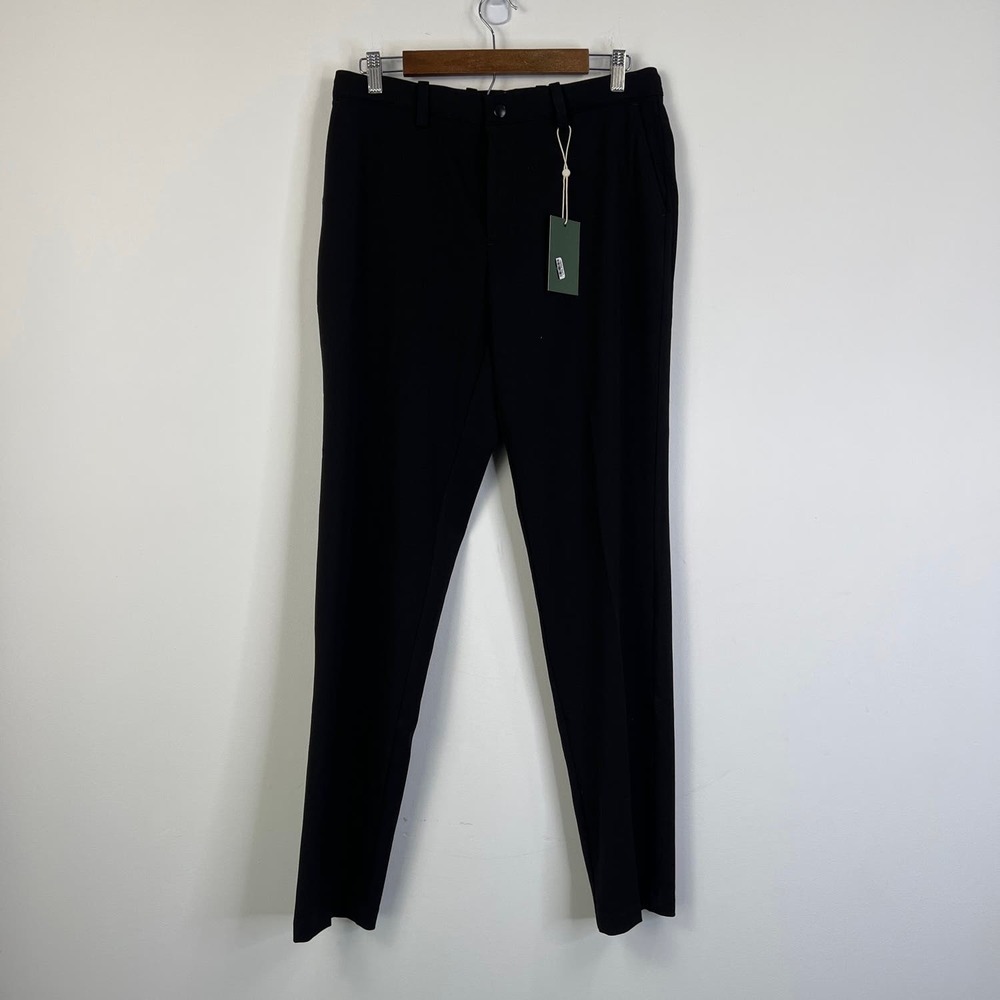QUINCE Black Ultra-Stretch 24/7 Smart Chino NWT Size32x34 - Picture 8 of 15